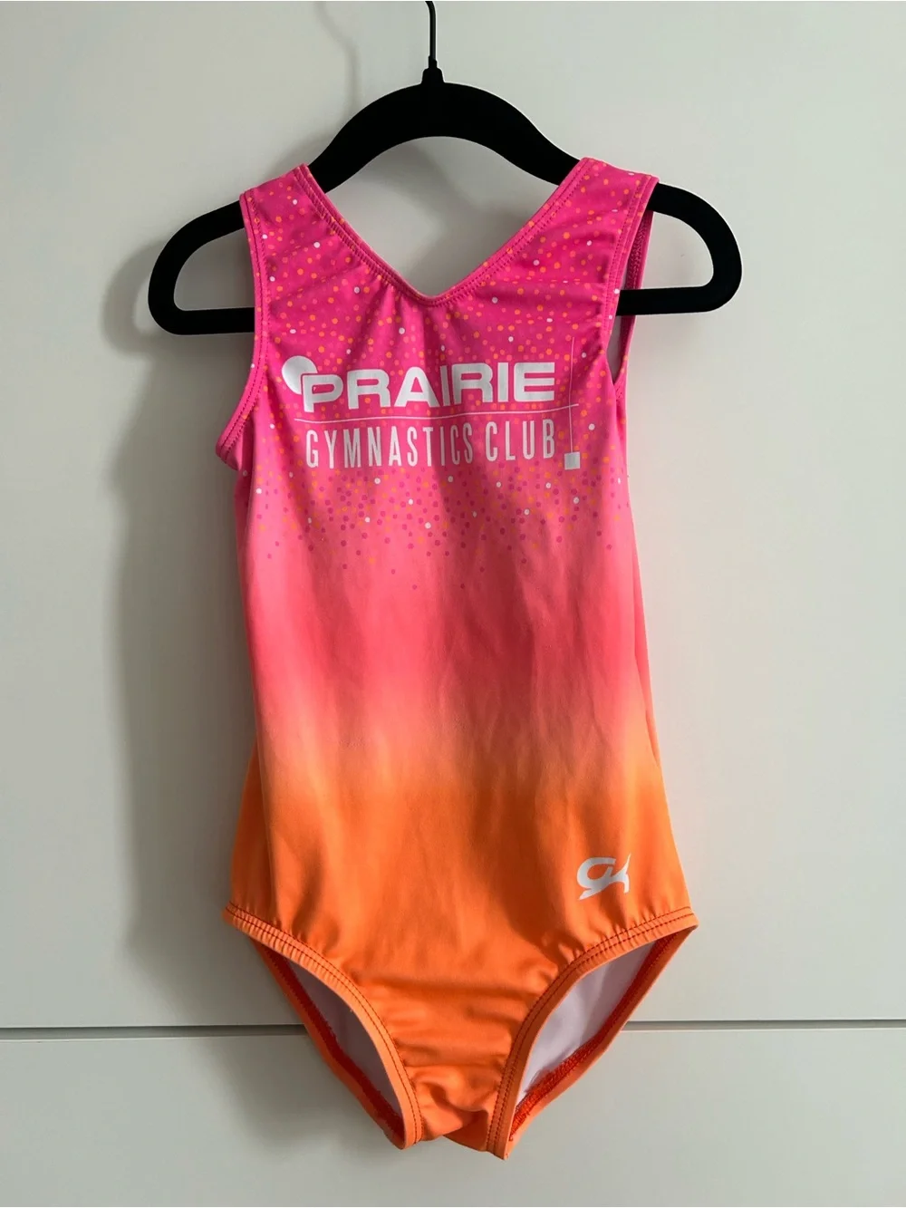 GK Girls' Pink to Orange Ombre Leotard - CS